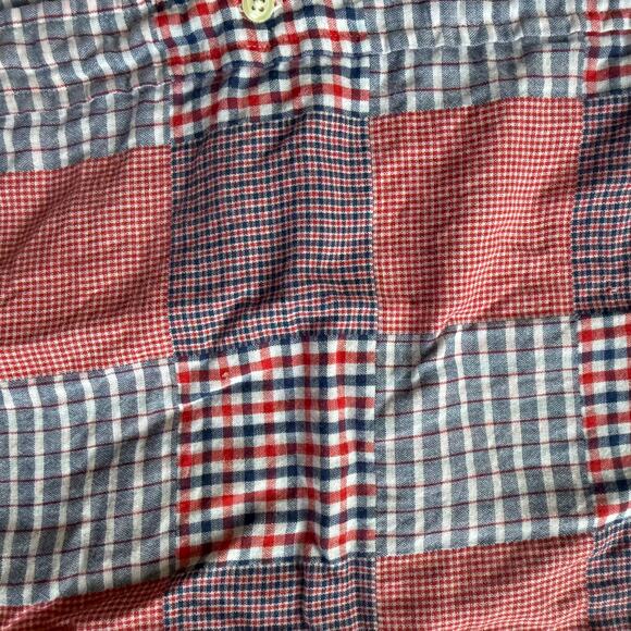 Brooks Brothers Original Polo Shirt SZ S Red White Blue Madres Preppy 4th July - Picture 10 of 10